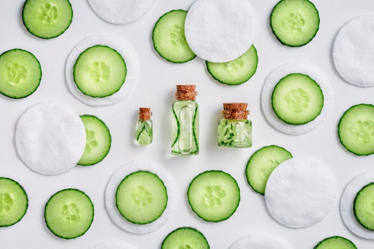 Cucumber slices