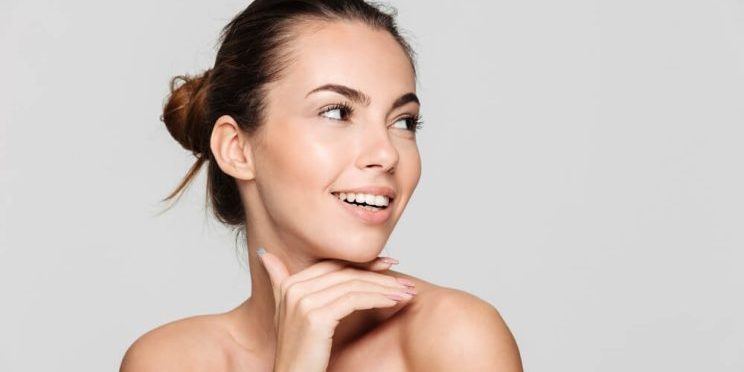 woman luxury skincare