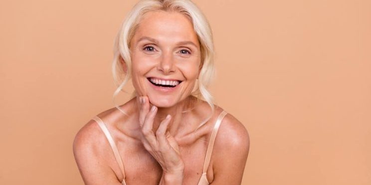 woman summer skin