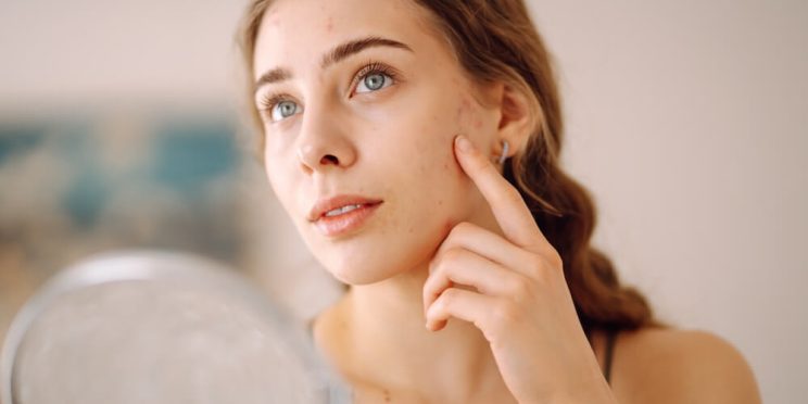 woman bee venom skincare